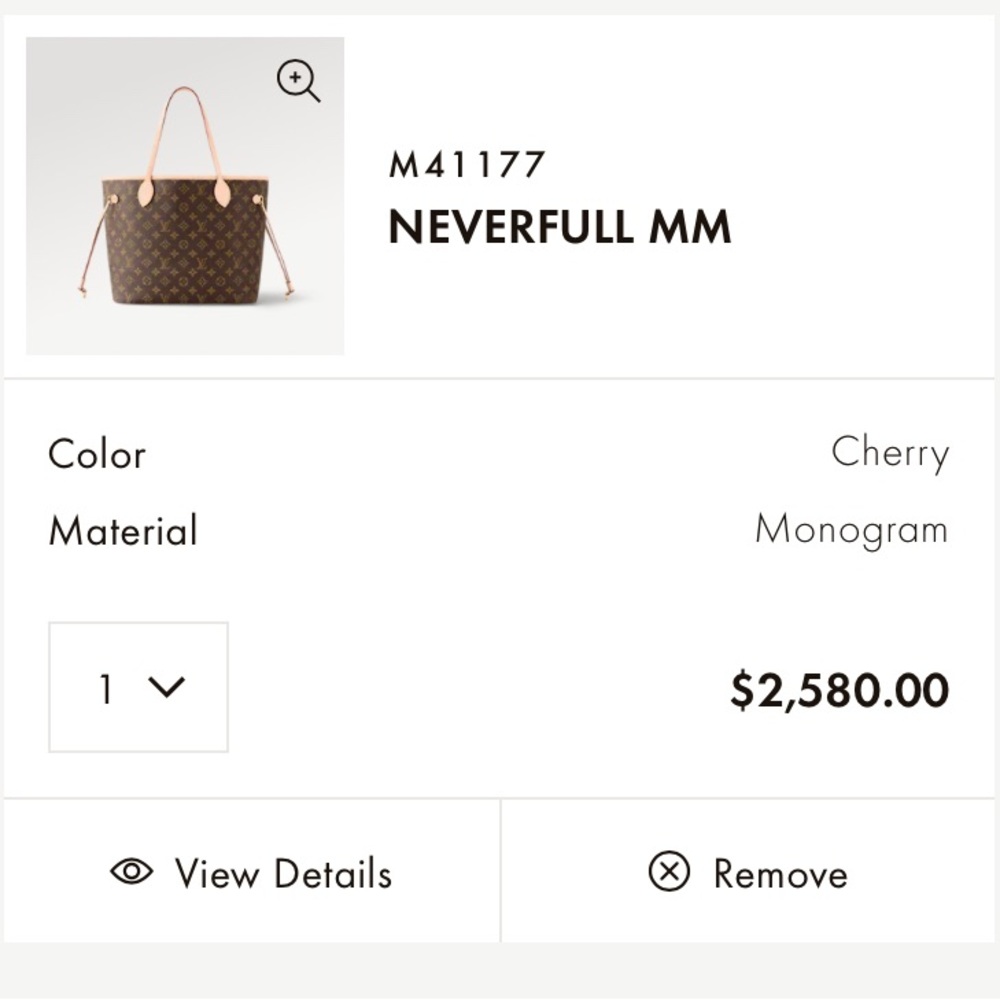 Authentic LV Neverfull MM - Picture 2 of 2
